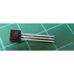 Transistor: NPN, bipolar, 30V, 100mA, 350 / 1W, TO92, 10dB