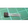 BC184C, NPN Transistor, 30V, 0.2A, 0.3W, 150Mhz, hFE 450(min), TO92