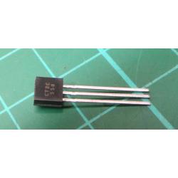 Transistor: NPN, bipolar, 45V, 100mA, 500mW, TO92