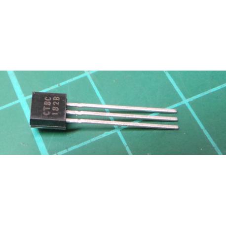 BC182, NPN Transistor, 50V, 100mA, 350mW 