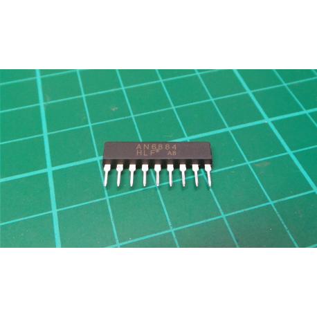 AN6884 - VU meter, 5xLED / KA2284, KIA2284, DBL1016, BA6124, BA6125 /