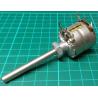 Potentiometer, 2 x 2M5, Lin, THT, 6x50mm Shaft