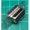 D Type, Socket, 15 Pin HD, Solder Bucket