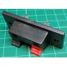 Speaker Clip Connectors, Panel Mount, Red/Black