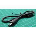 USED, USB A to Micro USB Charging Cable, Black