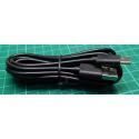 USED USB A to Micro USB Data Cable, Black