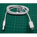 USED, USB A to Micro USB Data Cable, White