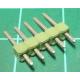 5 Pin SIL Header, Male, 2.54mm Pitch, Green