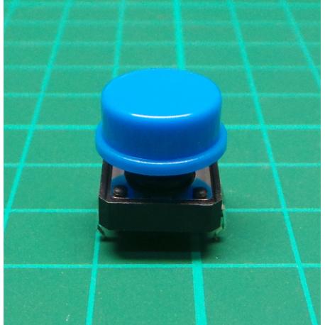 Tactile Switch PCB Tact Push Button Momentary, Blue, 12 x12x 7.3mm