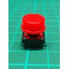 PCB Tactile Switch Momentary, SPST, 12x12x7.3mm, Red