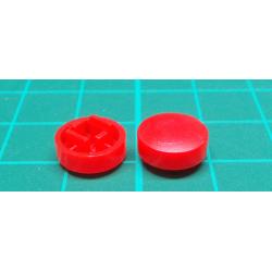 Tactile Button Caps For 12x12x7.3mm Tact Switch DE, Red