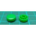 Cap For 12x12x7.3mm Tact Switch, Green