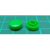 Cap For 12x12x7.3mm Tact Switch, Green