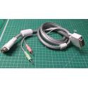 USED DVI Cable with Audio, 1M