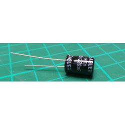 220u / 25V 105 ° 8x12x5mm, electrolytic capacitor radial