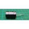 Capacitor, 3300uF, 25V, Electrolytic, 105°C, 16x26x10mm