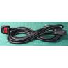 USED, UK Mains Cable to unknown mains connector, 4M