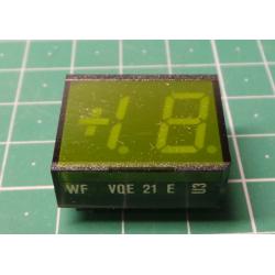 VQE21E, LED Display +1.8., Green, Retro, New old stock