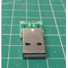 USB A, PCB connector