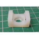 Cable tie holder, CTH-2B, white