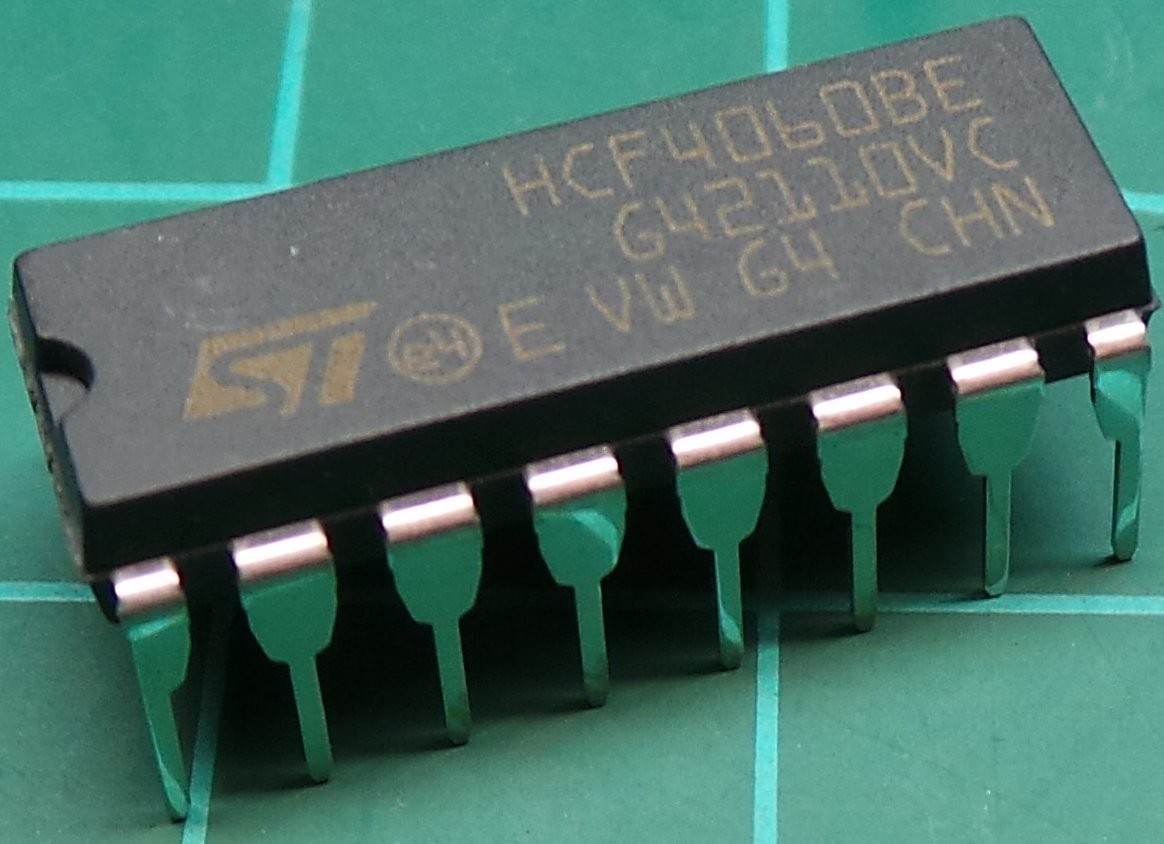 4060, 14 Stage Ripple-Carry Binary Counter/Divider and Oscillator - DSMCZ