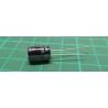Capacitor, 47uF, 63V, 105°, 8x11x3,5mm, electrolytic