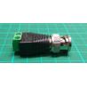 BNC connector with terminal block