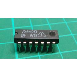 D140D 2x 4input. NAND, DIL14 / 7440, MH8440 /