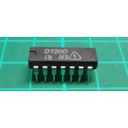 D120D - 2x 4input NAND, DIL14 / MH7420 /