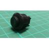 Switch, Pushbutton, push to break, ON-(OFF), 125V, 1A, black