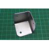 Metal corner for cabinet 40x40x40mm nickel plated