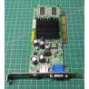 USED, AGP, GeForce 4 MX420, 64MB, Connectors:- VGA, Composite, S-Video
