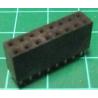 HDR 16 Pin DIL Header, Female, 2.54mm Pitch