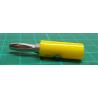 Yellow 4mm banana plug