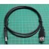 USB cable A to A, 1M