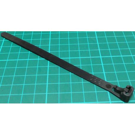 Cable Tie, Releaseable, 7x150mm, Black