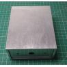 BOX, aluminum, two-piece, 125x100x40mm