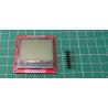 White/Blue, 84x48 Pixel, Nokia 5110 LCD Display Screen Module Module, for Arduino