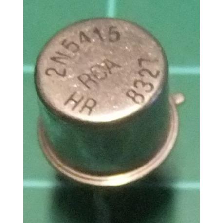 PNP Transistor, 2N5415, 200V, 0.4A, 1W