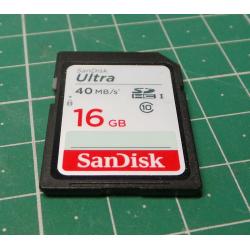 USED, SD, 16GB, Class 10