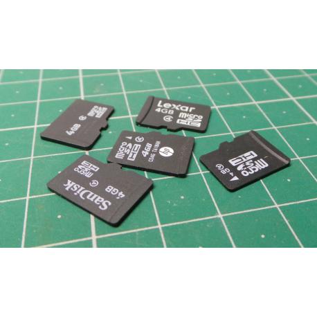 Micro SD, 4GB, Class 4