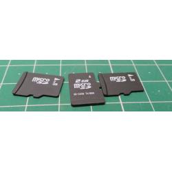 USED, Micro SD, 2GB, Class 10