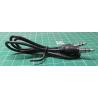 3.5mm Stereo Jack Plug to 3.5mm Stereo Jack Plug, 0.5m, Black