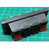 Speaker Clip Connectors, Panel Mount, Red/Black (2 Channels)