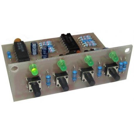 Switch of audio inputs to amplifier CONSTRUCTION