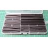 Heat shrink tubing set, black, 1.5-13mm, 140pcs