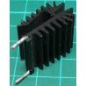 USED, Heatsink, Black, TO-220, Solderable