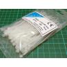 Cable Tie, 2.5x100mm, White
