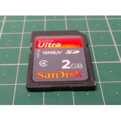 USED, SD, 2GB, Class 4