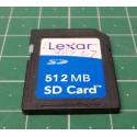 USED, SD, 512MB, Class 6